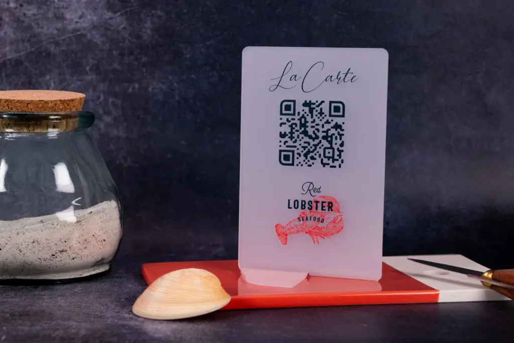Pliage plastique d'un support pour QR Code